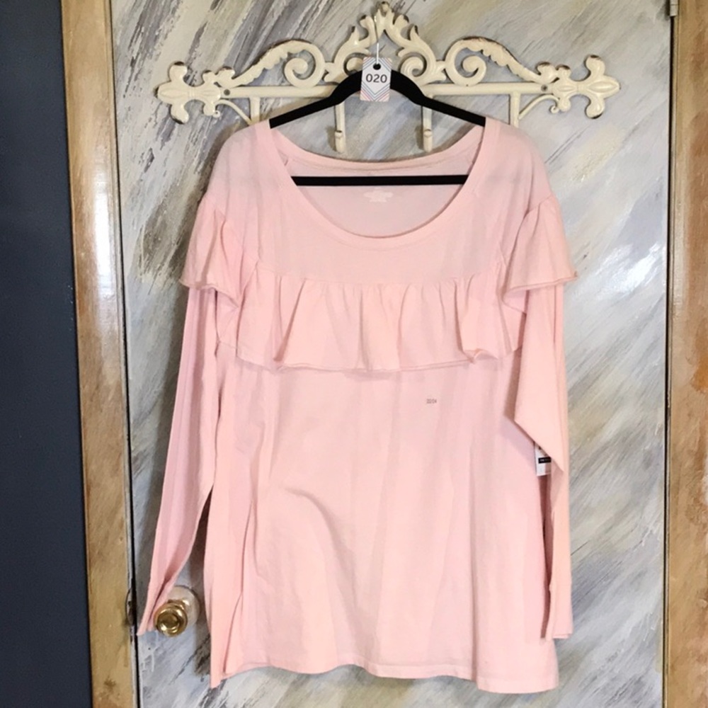 NEW!! Lane Bryant Tee Shop Long Sleeve Tee Shirt